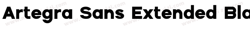Artegra Sans Extended Black字体转换